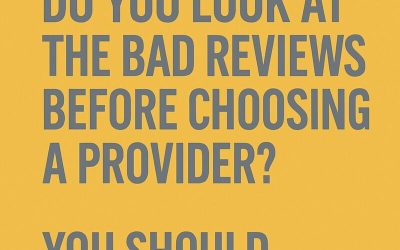 Do You Look At Bad Reviews?